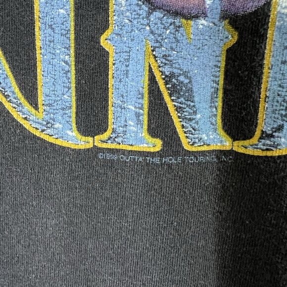 Vintage Lynyrd Skynyrd 1999/2000 Tour T Shirt XL Black Single Stitch Oneita - Picture 14 of 14